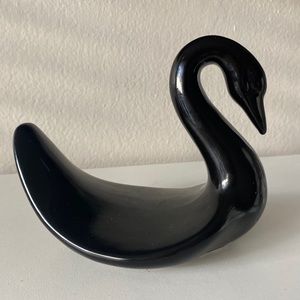 SOLD 1980s Swan decor